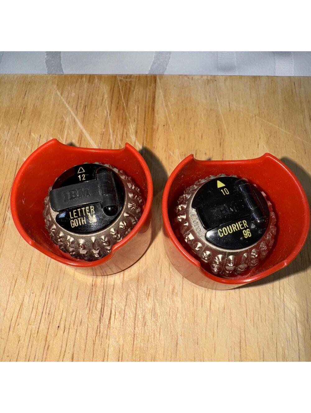 IBM Selectric Typewriter Font Balls Courier 96 10, Letter Goth 96 12,